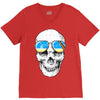 skull holiday V-Neck Tee