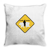 bear shark Throw Pillow