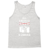 All i Need is Love A Camera Tank Top