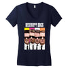 reservoir dogs comedy crime thriller quentin tarantino Women's V-Neck T-Shirt