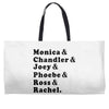 Friends Tv Show Weekender Totes