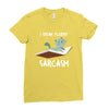 i speak fluent sarcazm Ladies Fitted T-Shirt