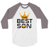 The Best Son 3/4 Sleeve Shirt