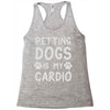pet dog ladies slogan Racerback Tank
