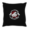 volunteer firefighter Throw Pillow