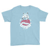 bad cat   gatos locos Youth Tee