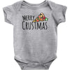 merry crustmas christmas pizza Baby Bodysuit