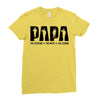 papa Ladies Fitted T-Shirt