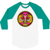 lucha libre pink 3/4 Sleeve Shirt