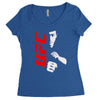 bruce lee family ufc Women's Triblend Scoop T-shirt