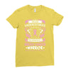Never Underestimate The Strength Of A Breast Cancer Warrior Ladies Fitted T-Shirt