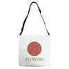flowers Adjustable Strap Totes