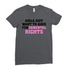 girls just want to have fundamental rights Ladies Fitted T-Shirt