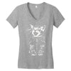 unorthodox rawr Women's V-Neck T-Shirt