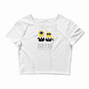 men in black Crop Top