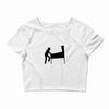 funny caution pinball wiz square Crop Top