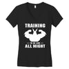 Training to be Like All Might Women's V-Neck T-Shirt