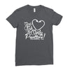 girls fish too only prettier Ladies Fitted T-Shirt