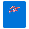 c'est la vie neon slogan Mousepad