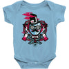 mr topstache vs jthree Baby Onesie