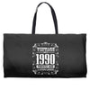 vintage made in 1990 perfectly aged a living legend Weekender Totes
