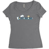 cat mom Women's Triblend Scoop T-shirt