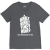 wibbly wobbly timey wimey talk whovian to me V-Neck Tee
