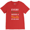 Every Brownie Needs A Blondie By His Side V-Neck Tee