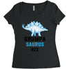 grumpa saurus rex Women's Triblend Scoop T-shirt