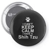 pets shih tzu Pin-back button