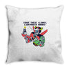 lion mouth hands Throw Pillow