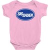 sig sauer guns oval Baby Onesie