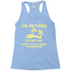 i'm retired Racerback Tank