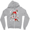 boxer christmas Zipper Hoodie