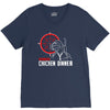 battle ground winner winner chicken dinner V-Neck Tee