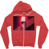 Red Girl Zipper Hoodie