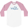 fish whisperer funny 3/4 Sleeve Shirt