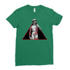 david with rose tattoo Ladies Fitted T-Shirt