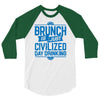 brunch day drinking 3/4 Sleeve Shirt
