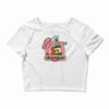 funny rude  beaver liquors, ideal gift or birthday present. Crop Top