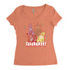 five nights at freddy's celebrate! Women's Triblend Scoop T-shirt