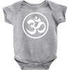 ohm aum um yoga Baby Onesie