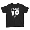 team 10  silver Youth Tee