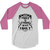 The Force Is Strong In My Family 3/4 Sleeve Shirt