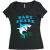 Baby Shark -Shark Do Do Do Women's Triblend Scoop T-shirt