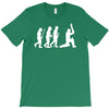 evolution of cricket white silhouette T-Shirt