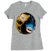 fire and ice Ladies Fitted T-Shirt