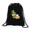saint patrick day Drawstring Bags