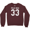 polk high Crewneck Sweatshirt