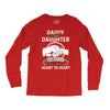 daddy and daughter  always heart to heart Long Sleeve Shirts